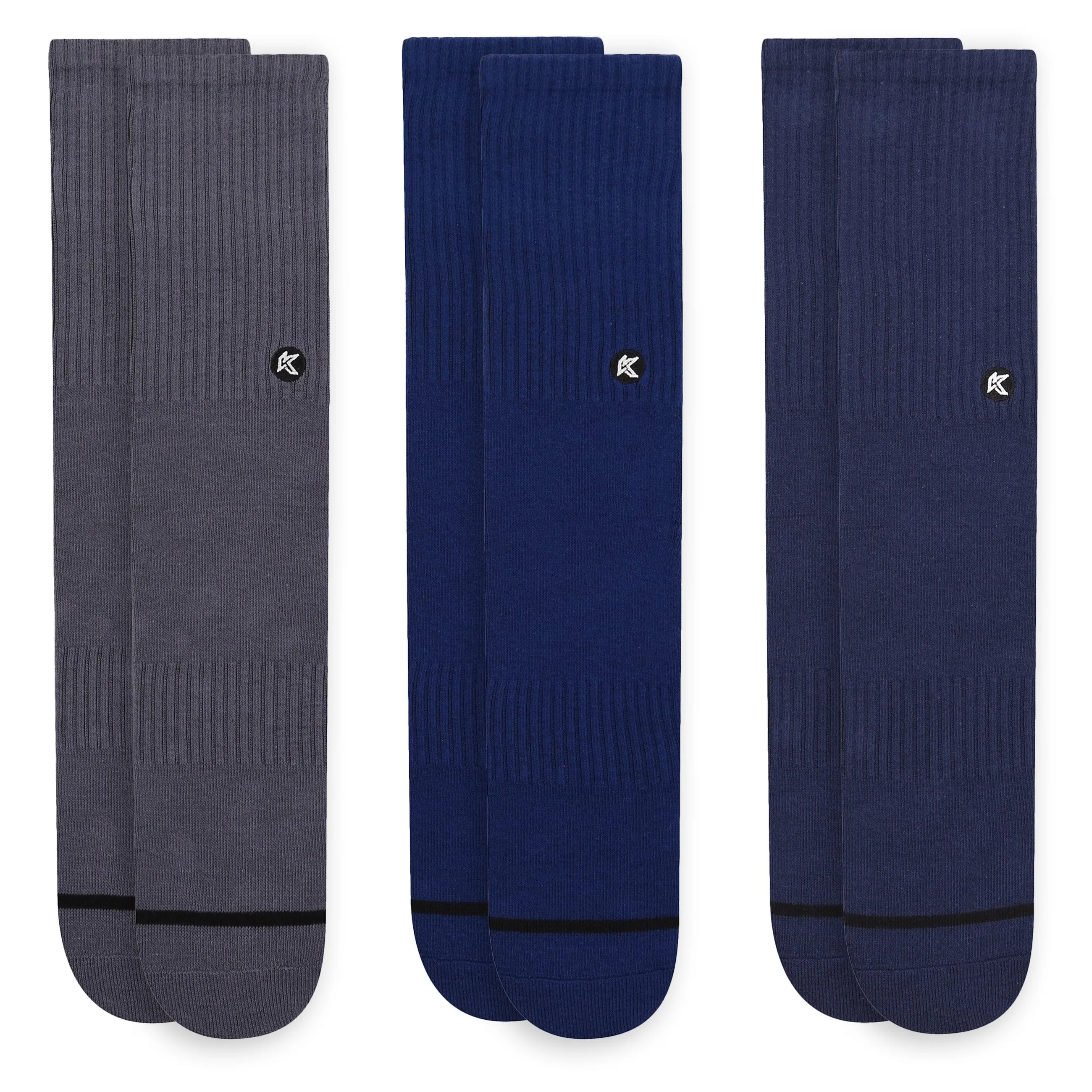 3 Pack Deep Ocean Crew Sock