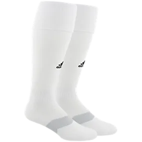 Adidas Metro V OTC Soccer Sock-WHITE