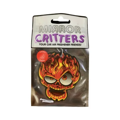 Air Freshener Mirror Critters Fire Cherry Scent - 24 Pieces Per Pack 41446