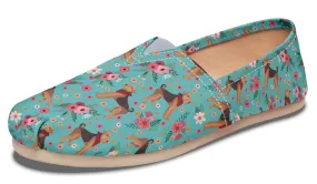 Airedale Terrier Flower Casual Shoe