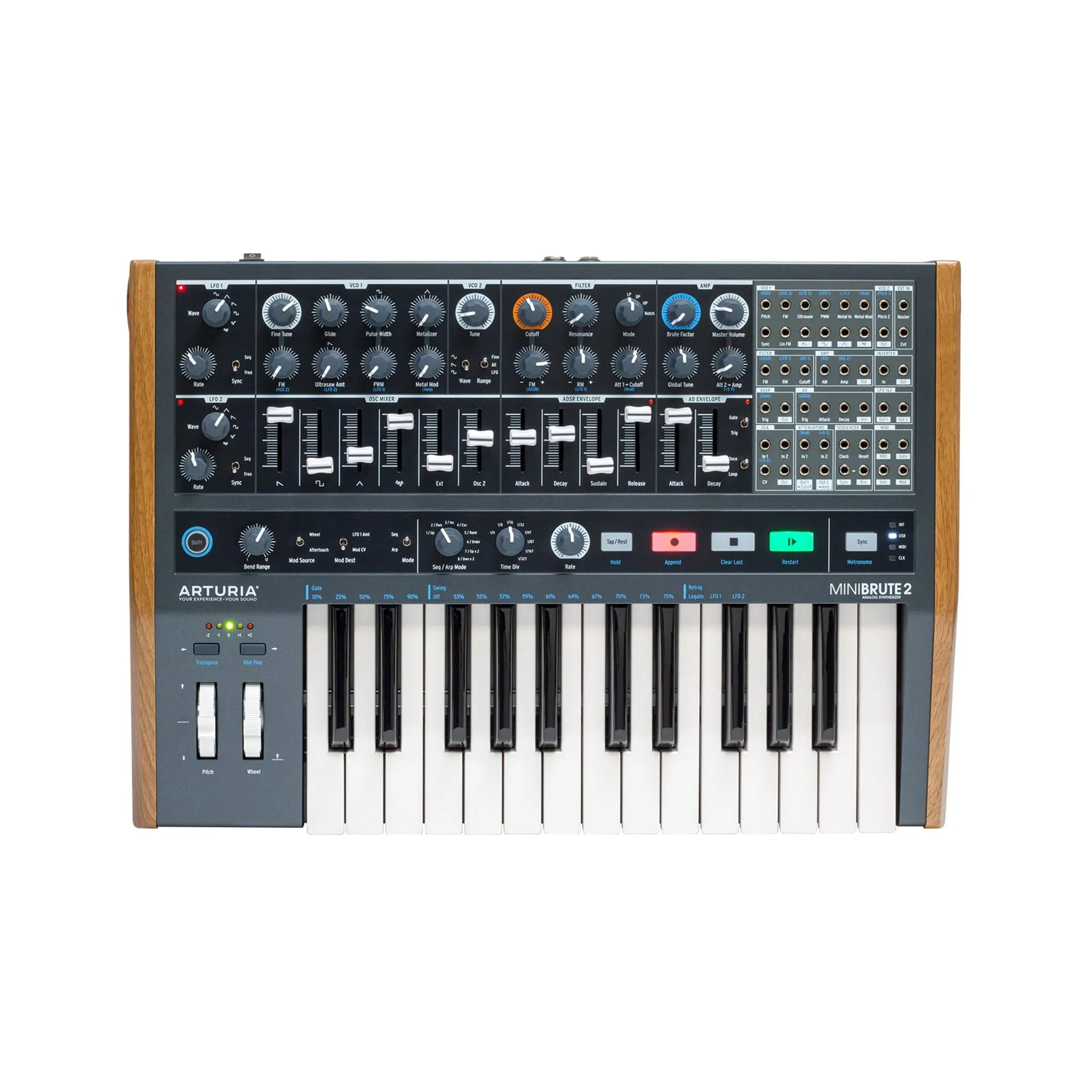 Arturia MiniBrute 2 Semi-modular Analog Synthesizer