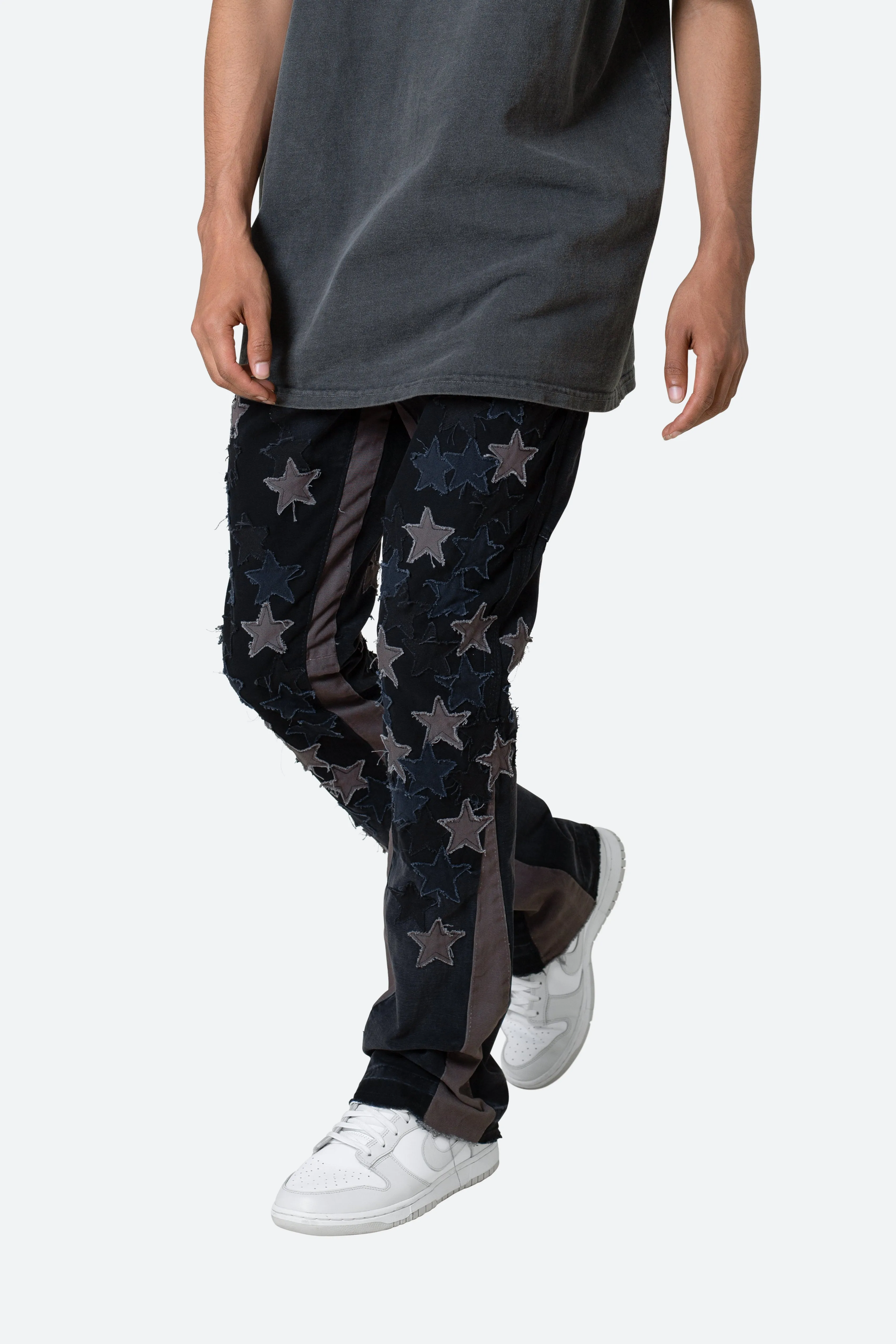 B451 Star Flare Denim - Black