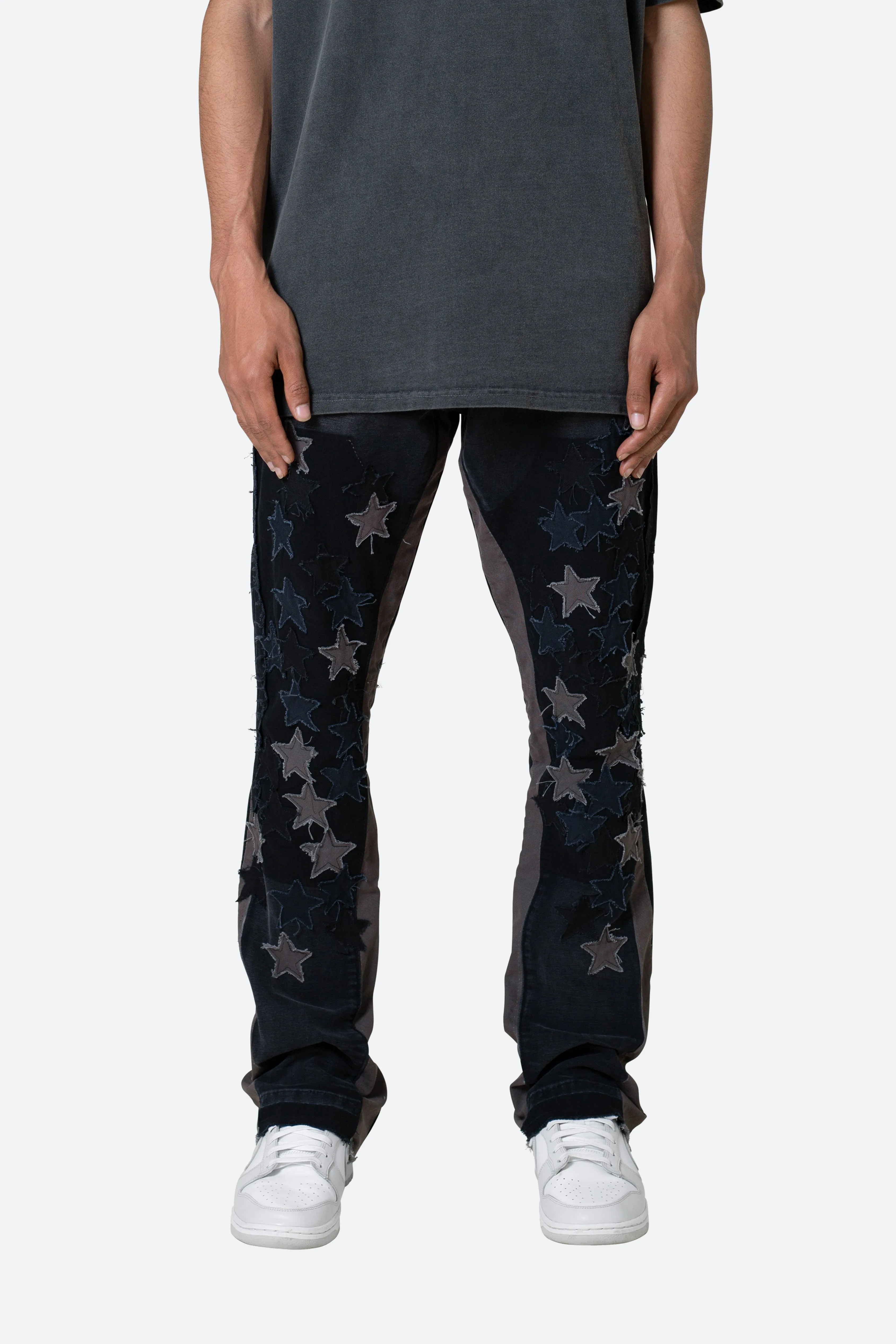 B451 Star Flare Denim - Black