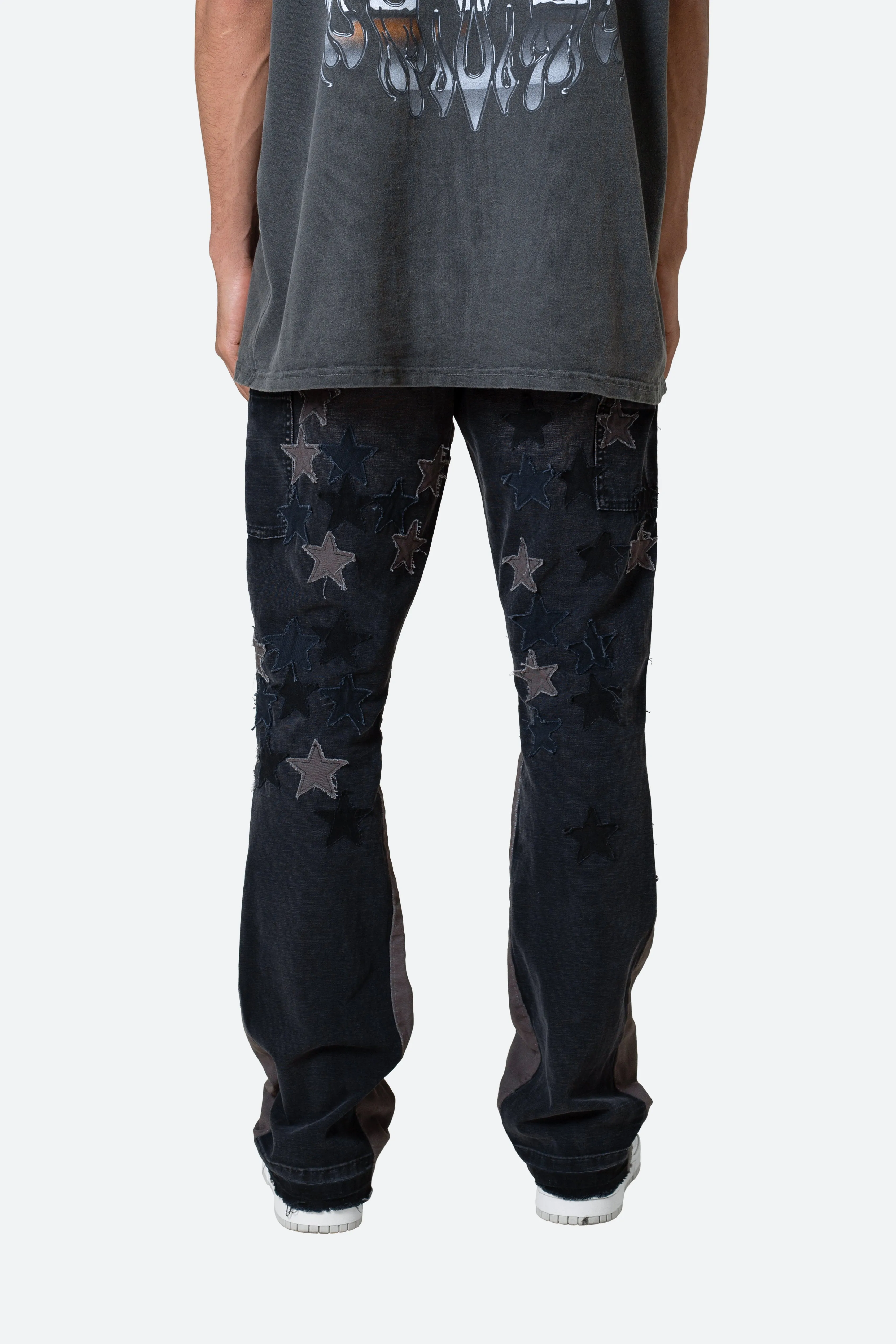 B451 Star Flare Denim - Black