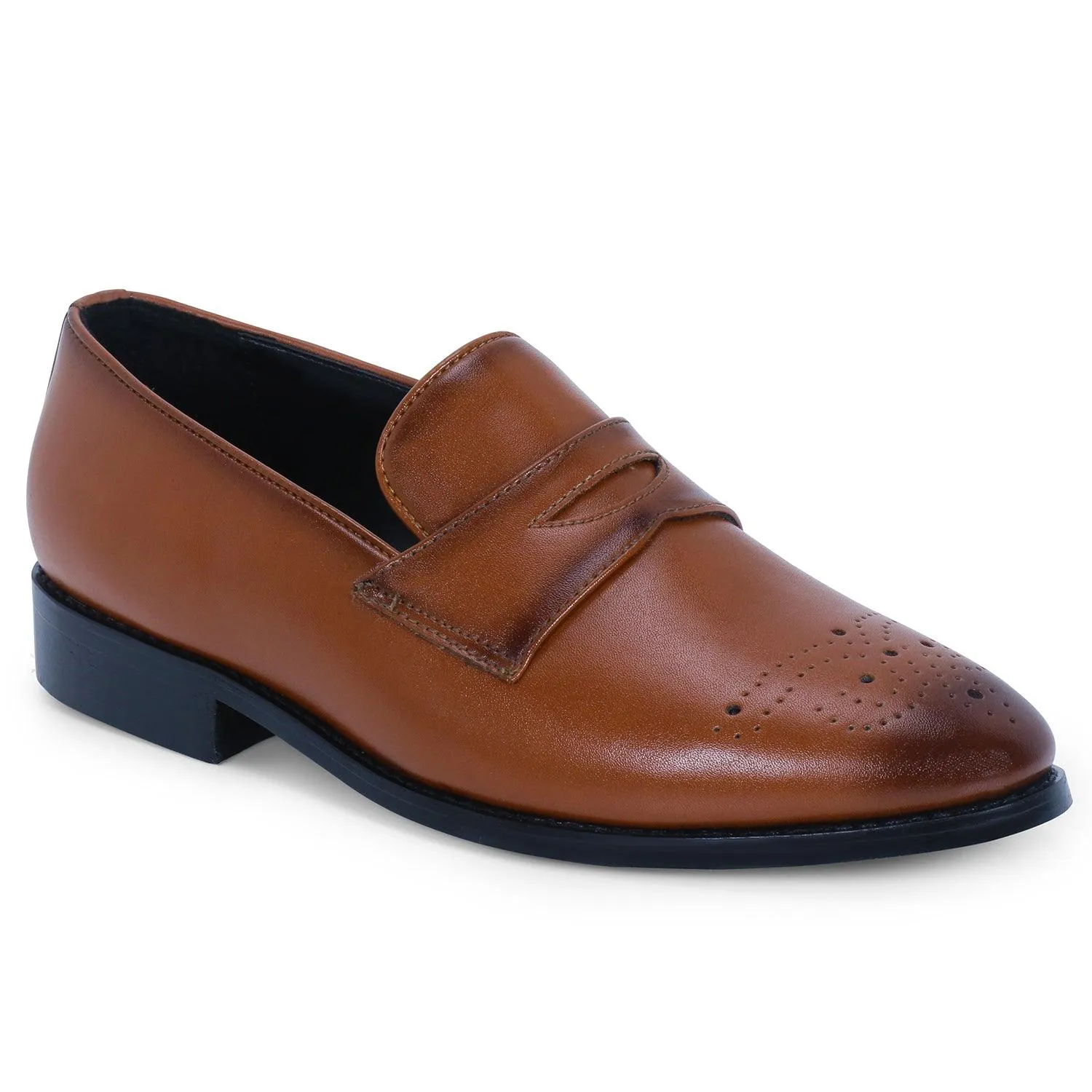 Basel Brogues Tan Loafers