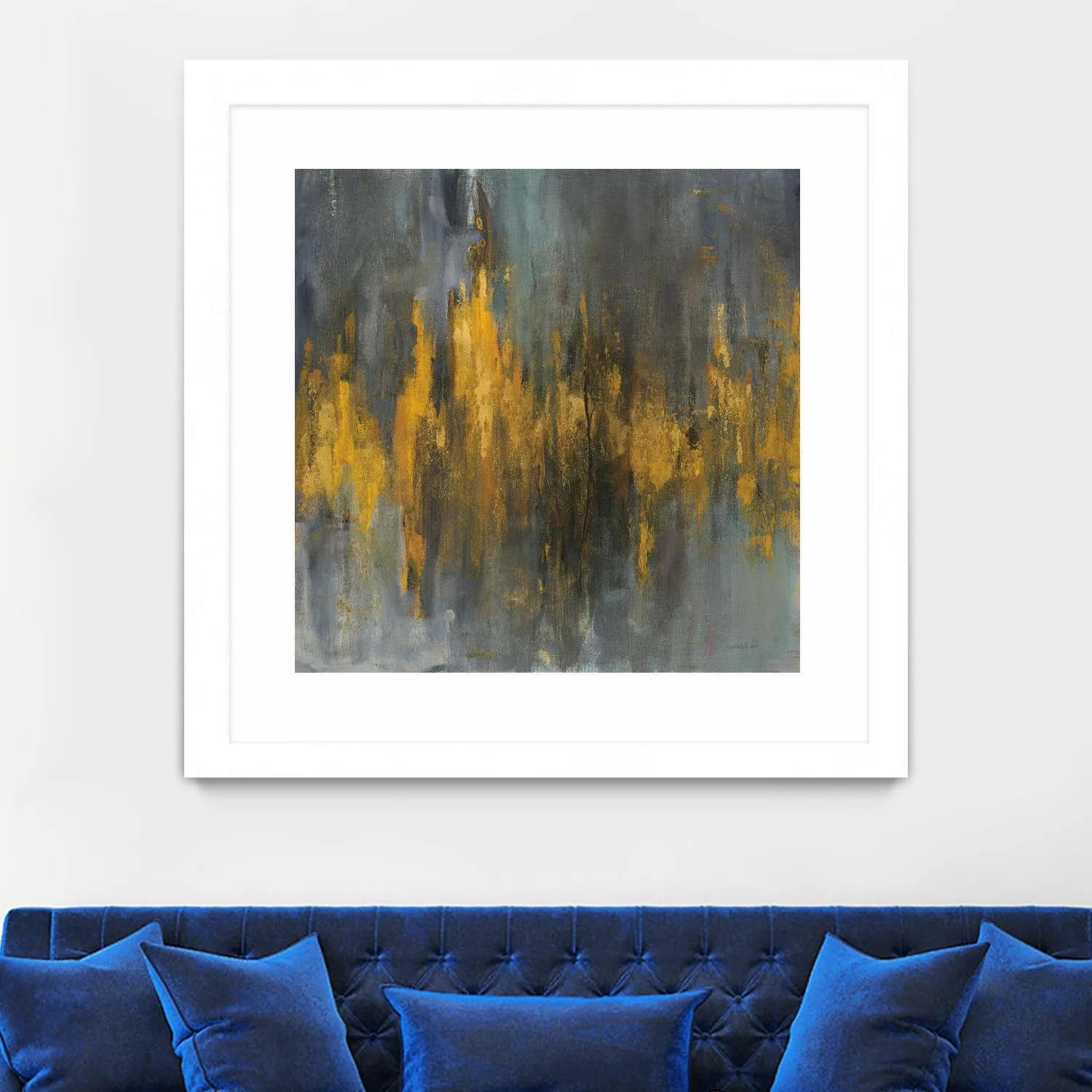 Black and Gold Abstract