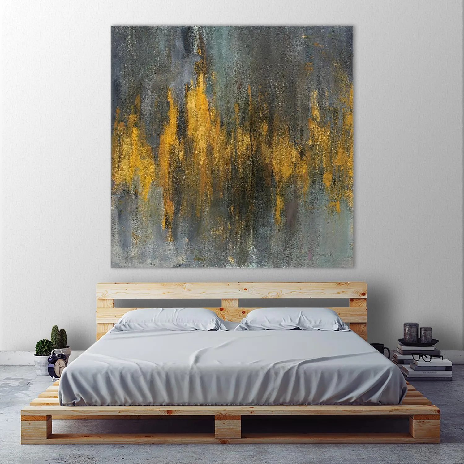 Black and Gold Abstract