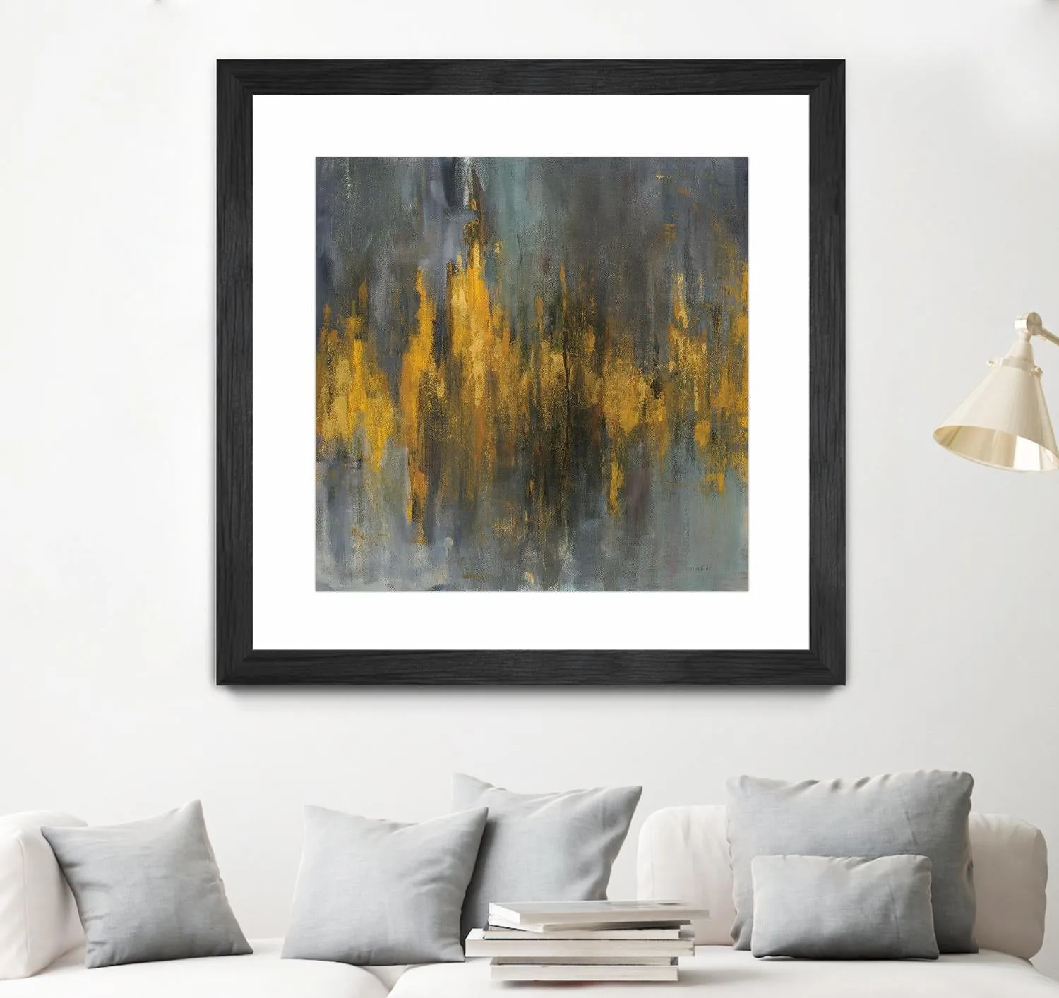 Black and Gold Abstract