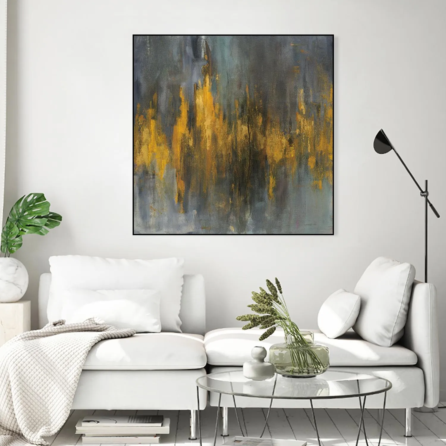 Black and Gold Abstract