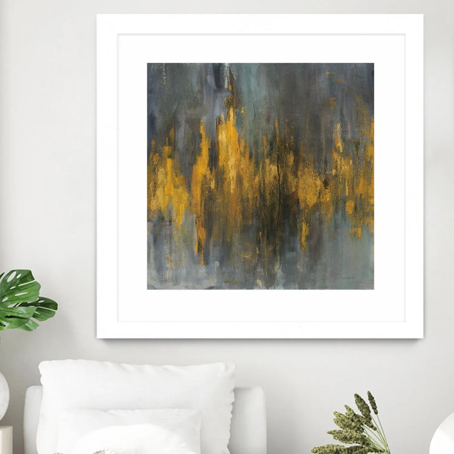 Black and Gold Abstract