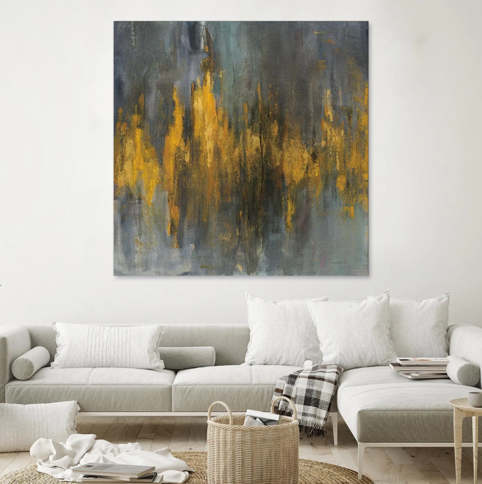 Black and Gold Abstract