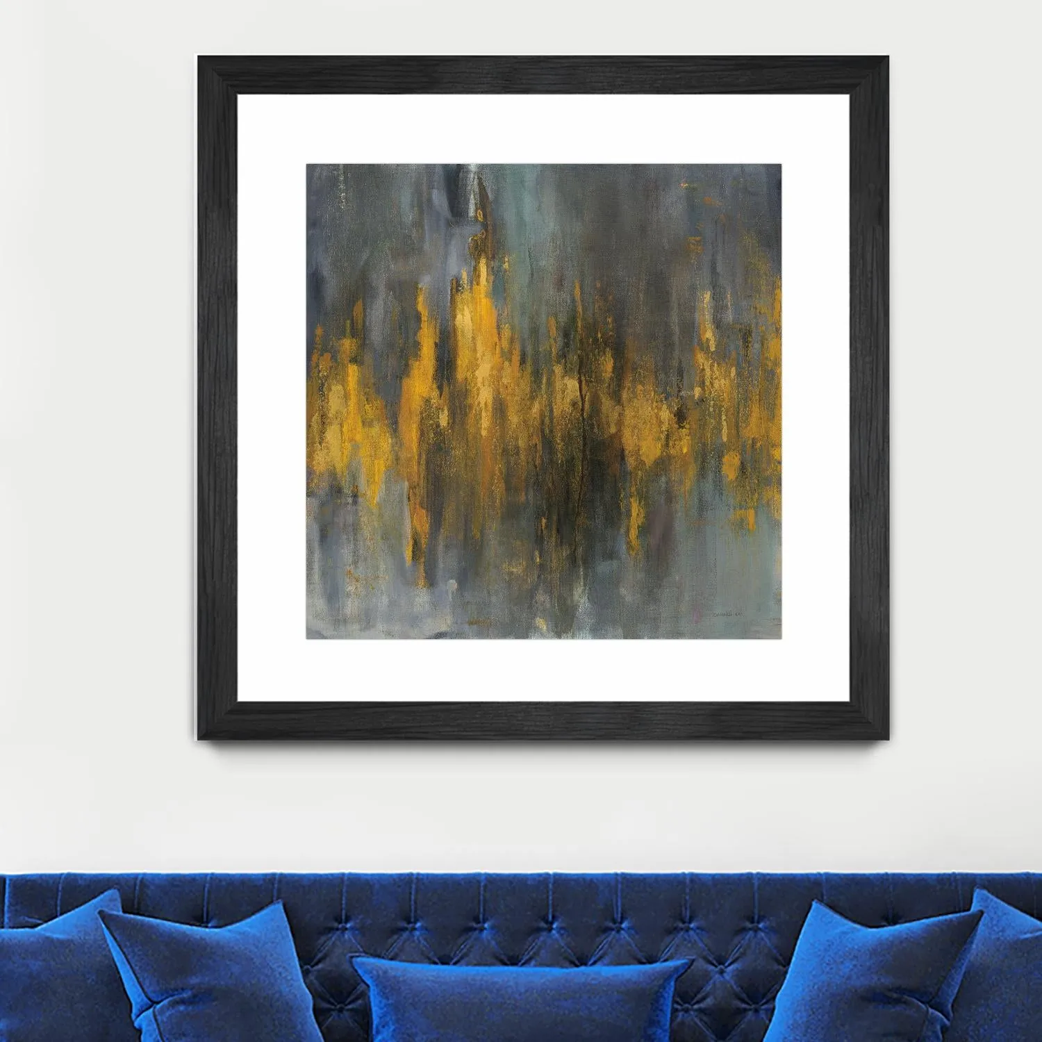 Black and Gold Abstract