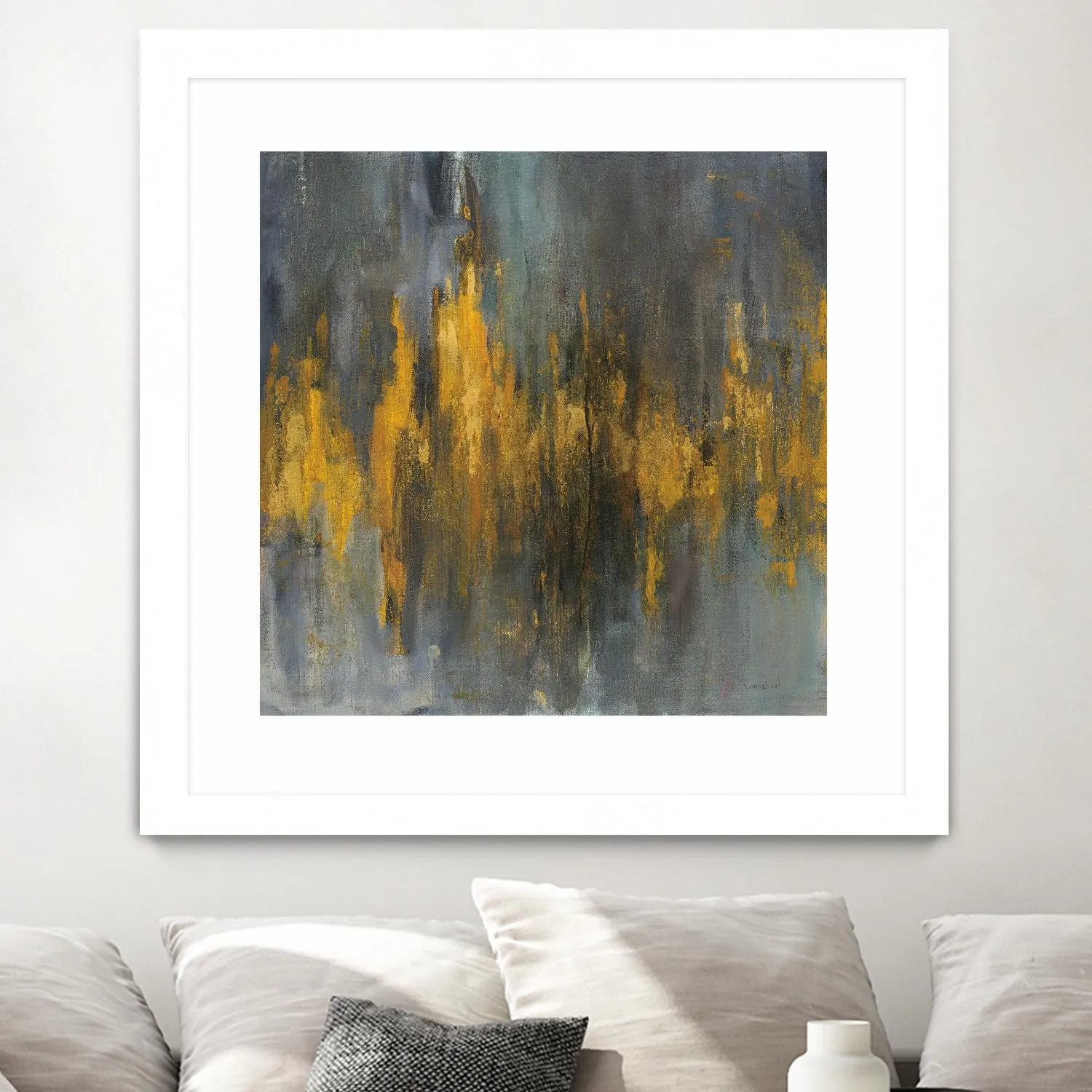 Black and Gold Abstract