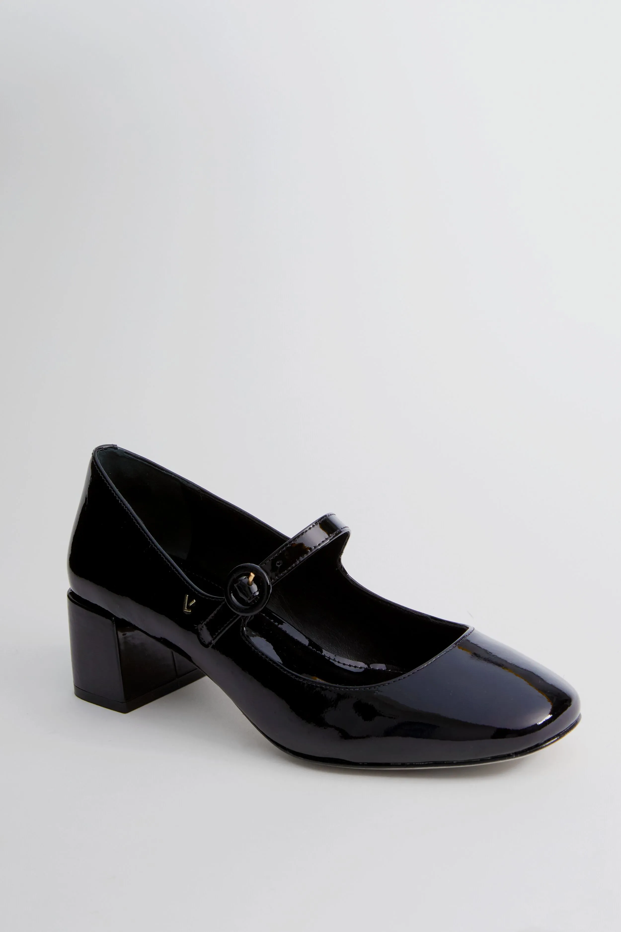 Black Patent Blair Block Pumps