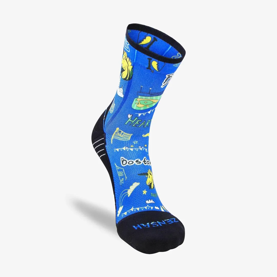 Boston Doodle 2.0 Socks (Mini-Crew)