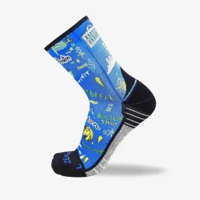 Boston Doodle 2.0 Socks (Mini-Crew)