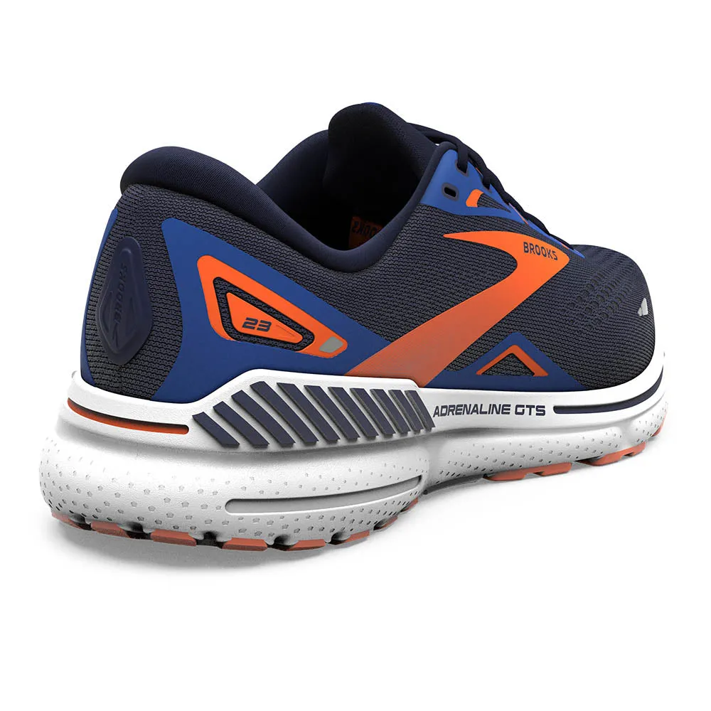 Brooks Adrenaline GTS 23 (Mens) - Peacoat/Orange/Surf The Web