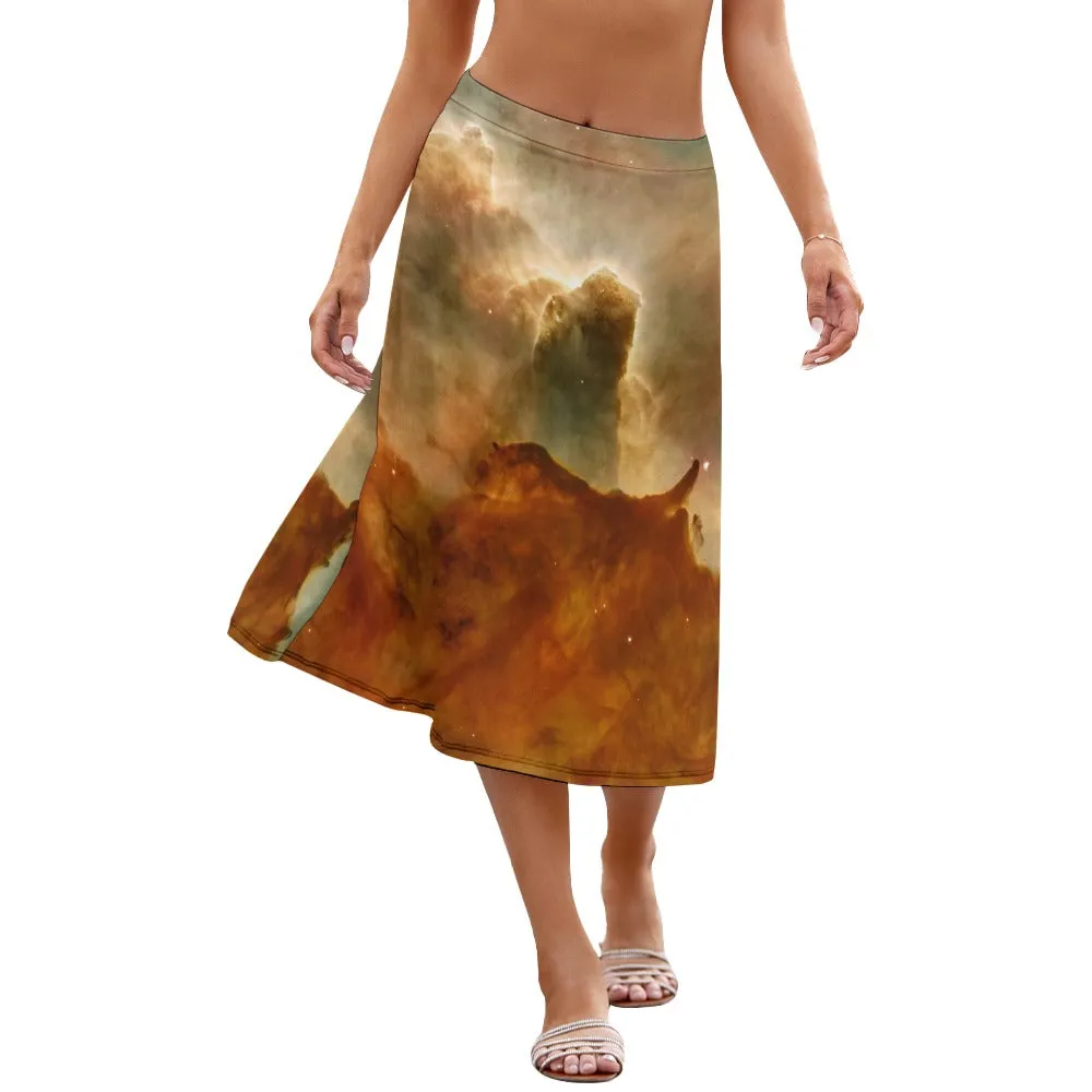 Brown Marble Skirt