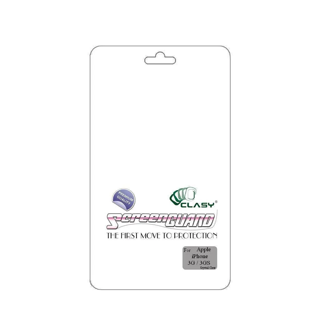 CLASY® Premium Screen Guard - Apple iPhone 3G / 3GS