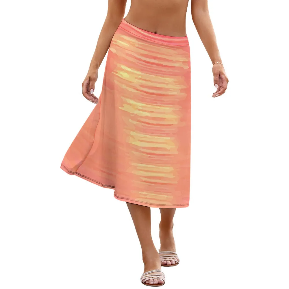 Coral Sunshine Skirt