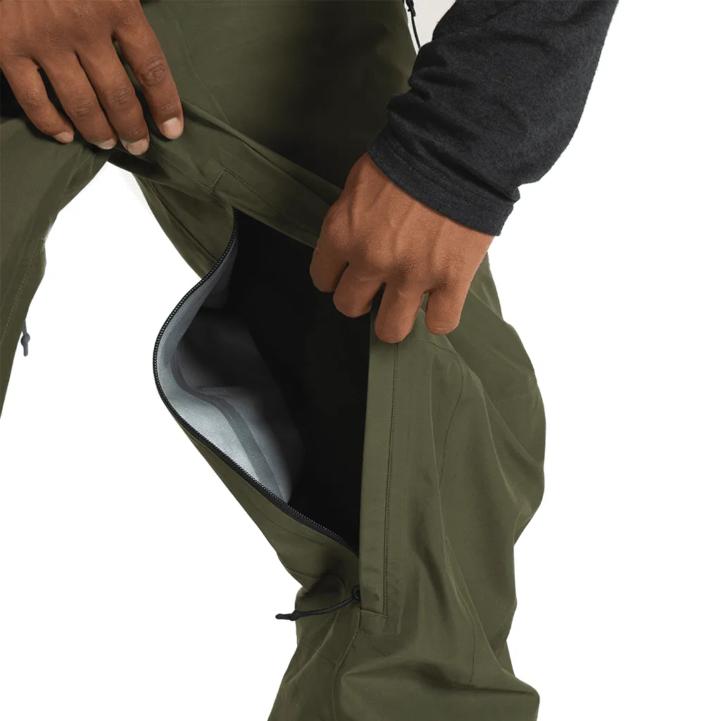 Coveted 3L Gore-Tex® bib pants - Olive