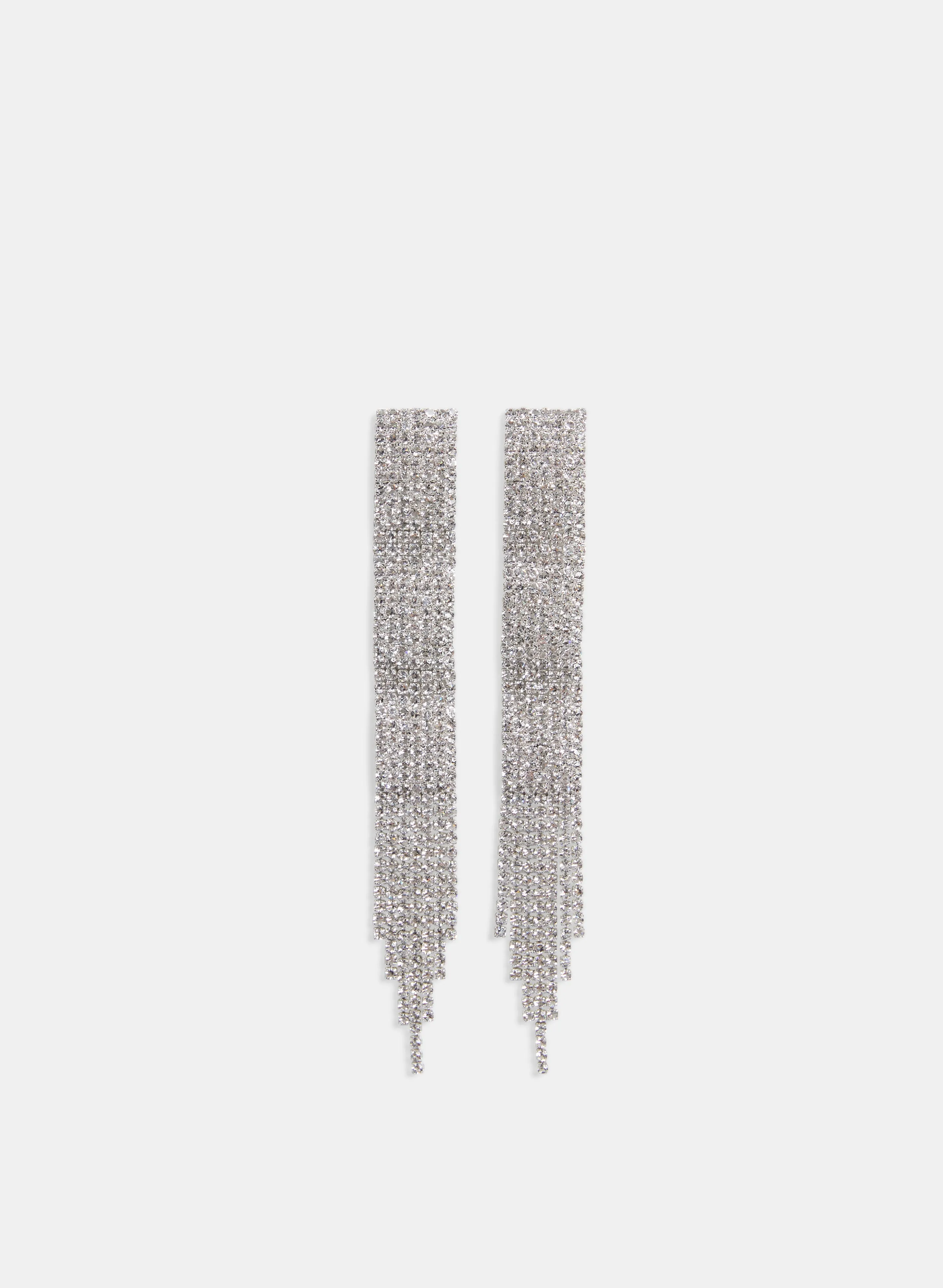 Cubic Zirconia Chandelier Earrings