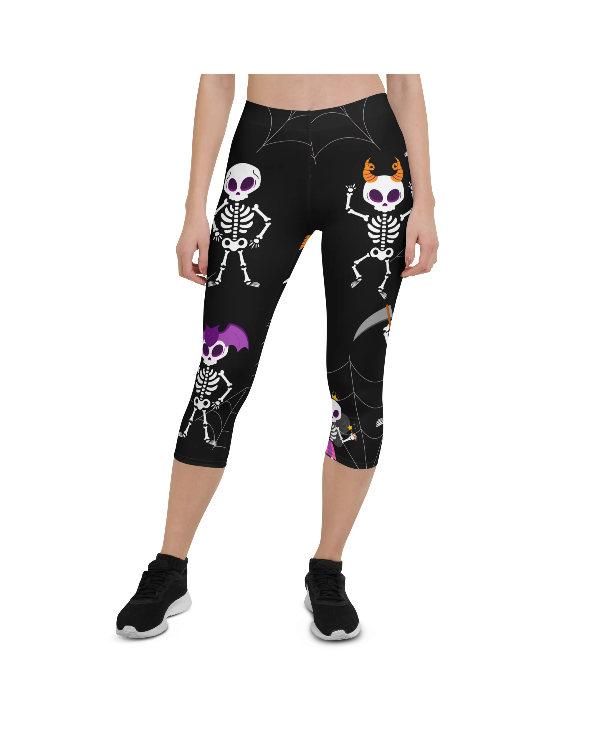 Dancing Skeletons Capris