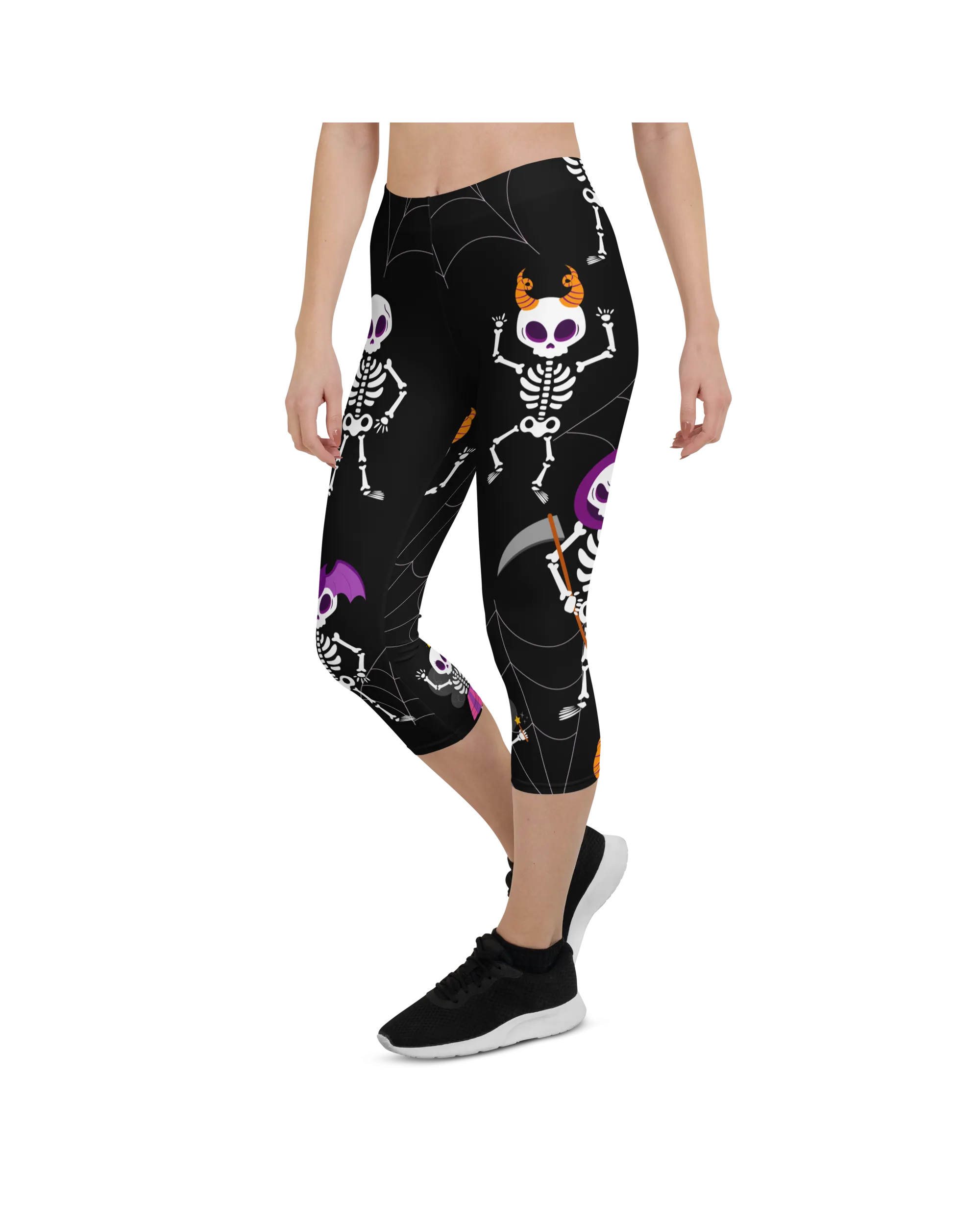 Dancing Skeletons Capris