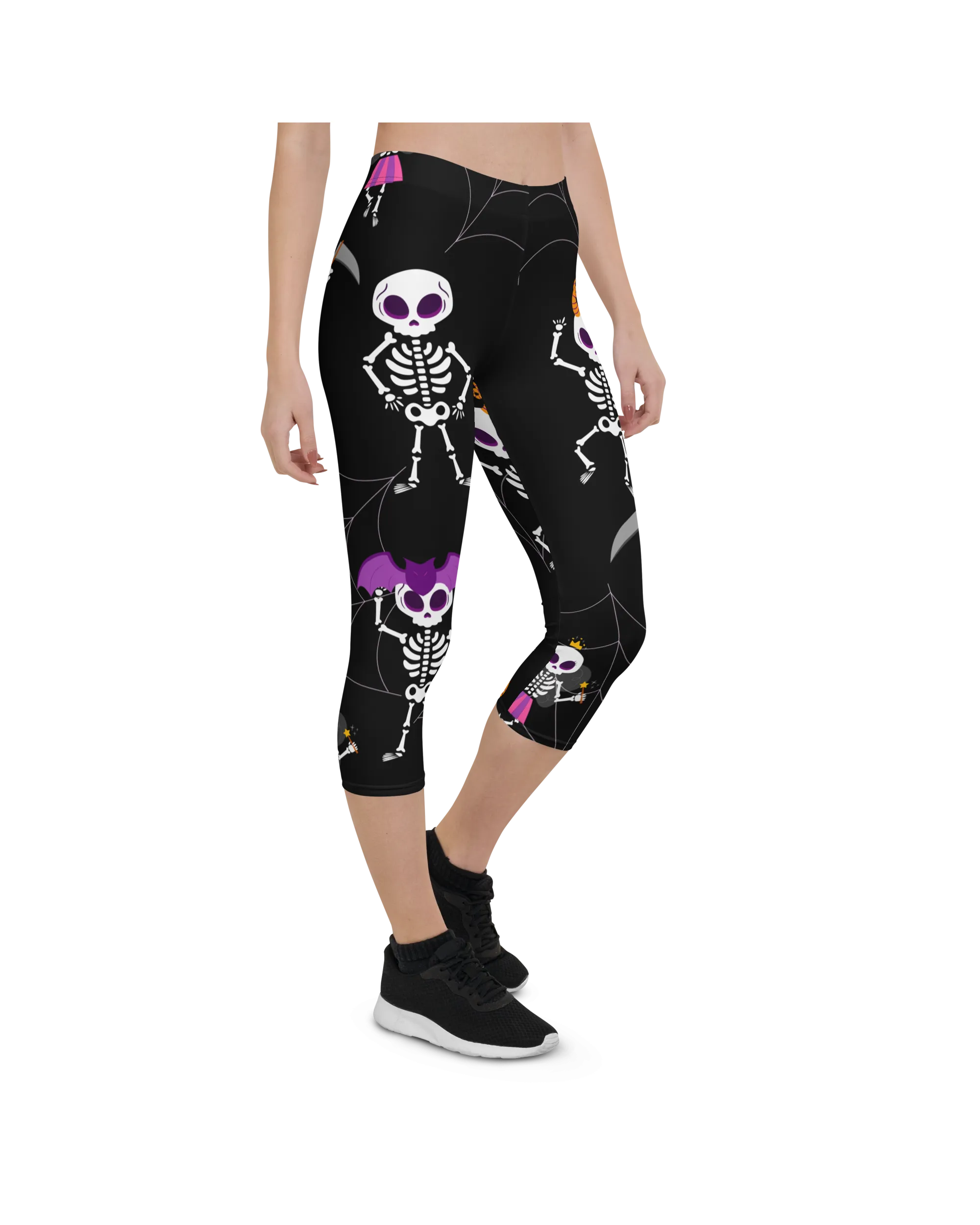 Dancing Skeletons Capris