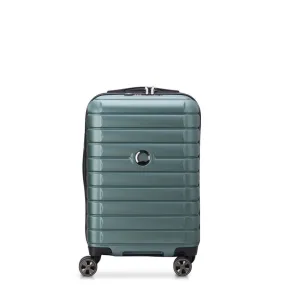 Delsey Shadow 55cm Expandable Carry On Luggage - Green