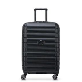 Delsey Shadow 66cm Expandable Medium Luggage - Black