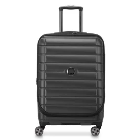 Delsey Shadow 66cm Top Loader Medium Luggage - Black