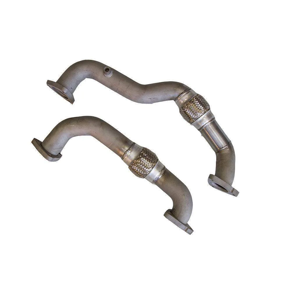 *Discontinued* 2008-2010 6.4L Powerstroke - OEM Up-Pipes W/ Custom Bellows