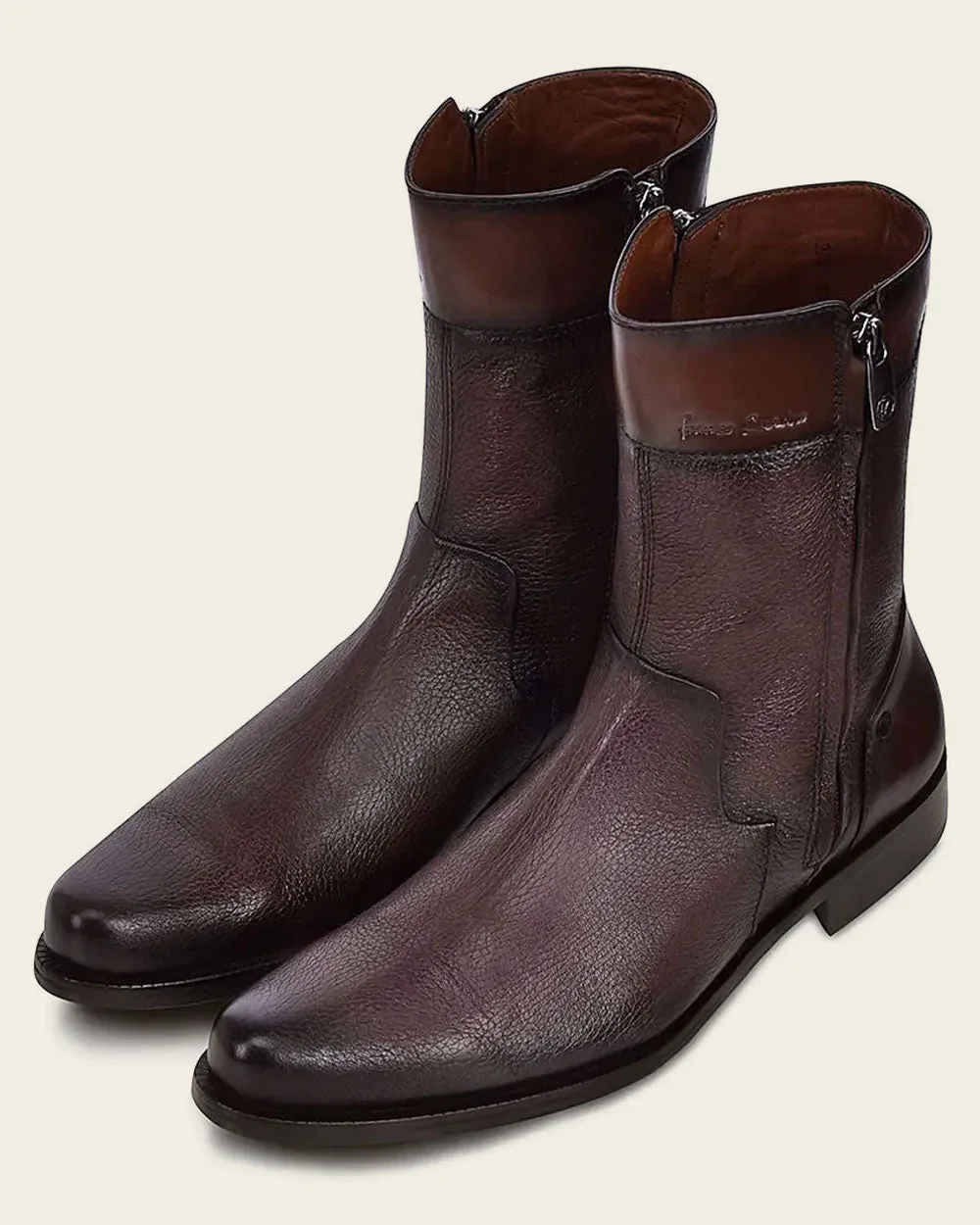 Dress dark brown boot