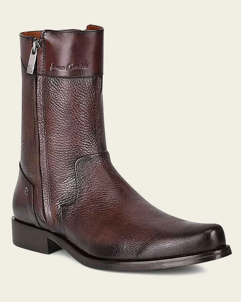 Dress dark brown boot