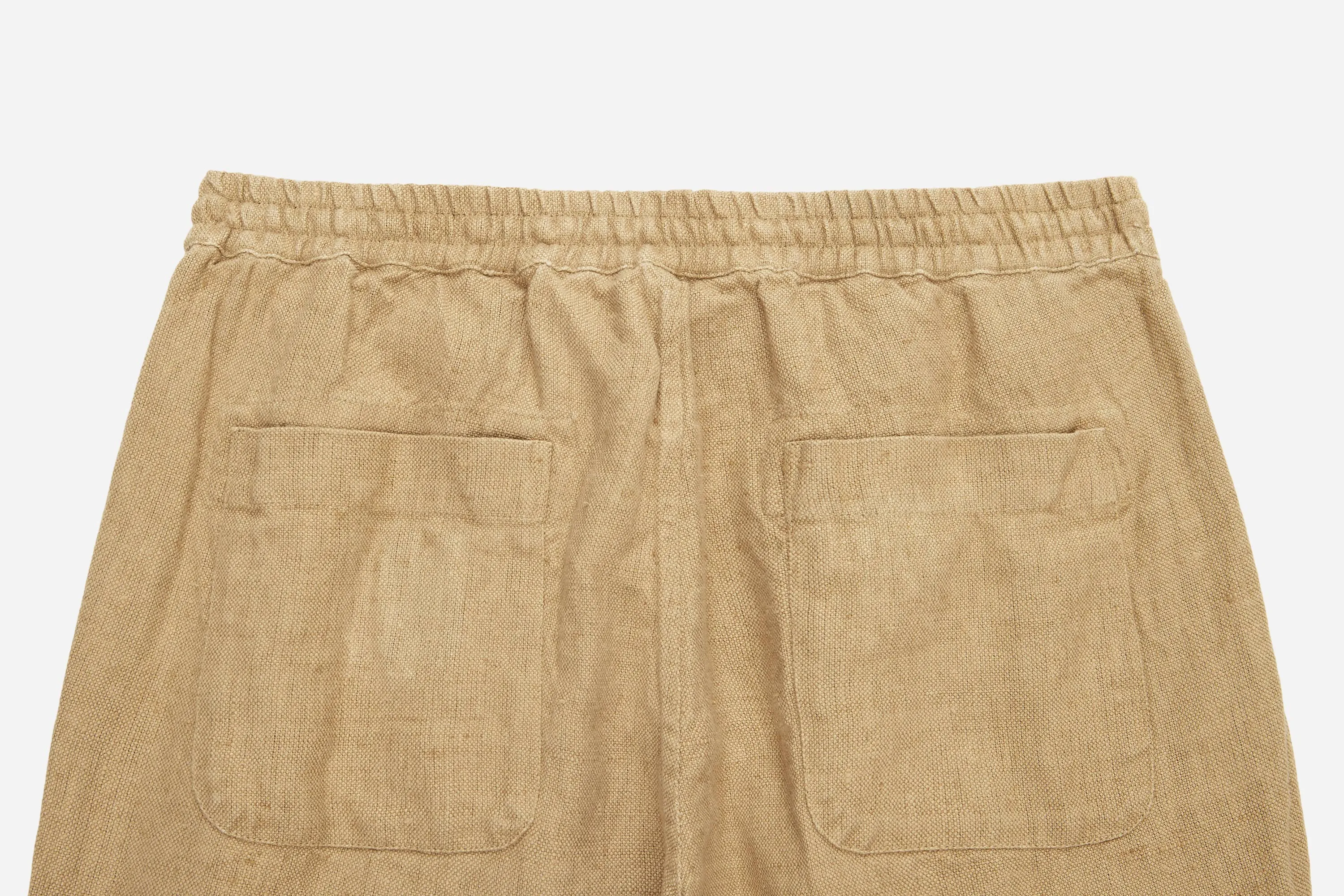 Easy Pants ~ Tan Hemp Canvas