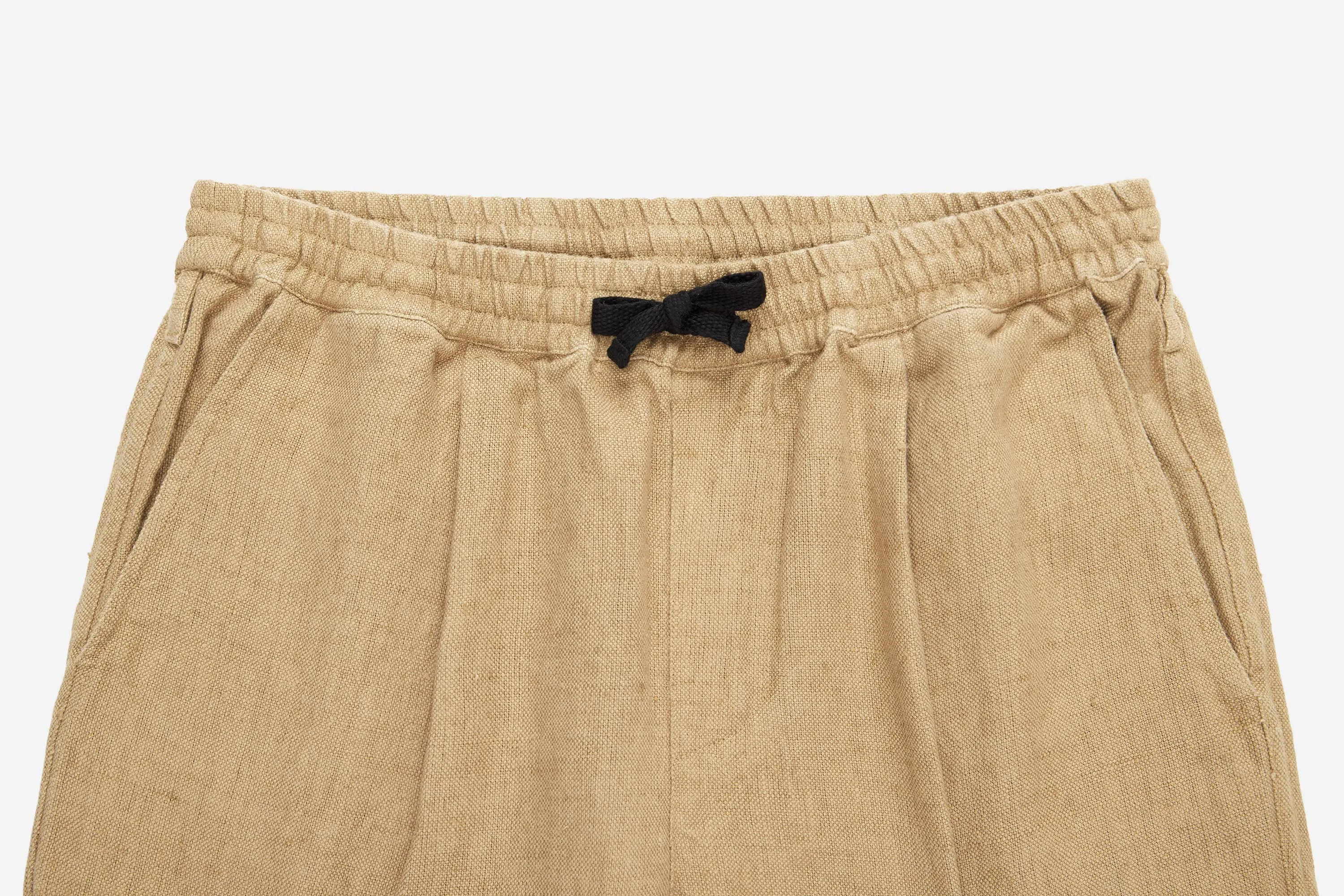 Easy Pants ~ Tan Hemp Canvas