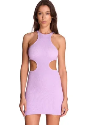 Ele Scrunch Dress in Lilac