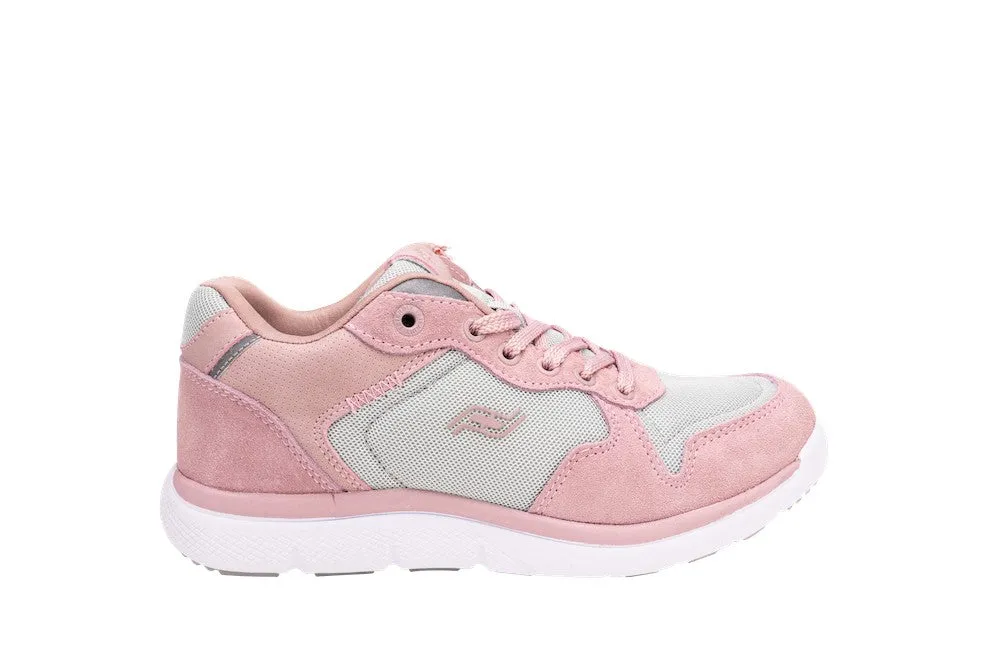 Excursion shoe - women's pink and grey mid-top