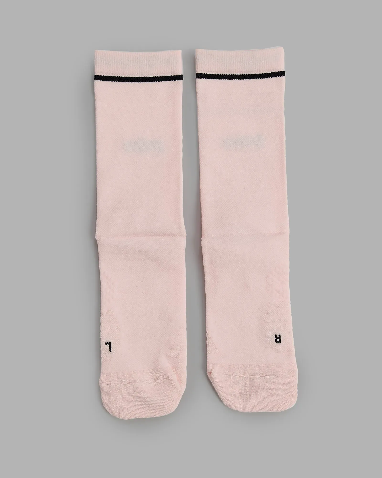 Fast Performance Crew Socks - Bubblegum-Black