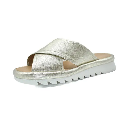 Flexx Wren Saffio Sandal - Platino