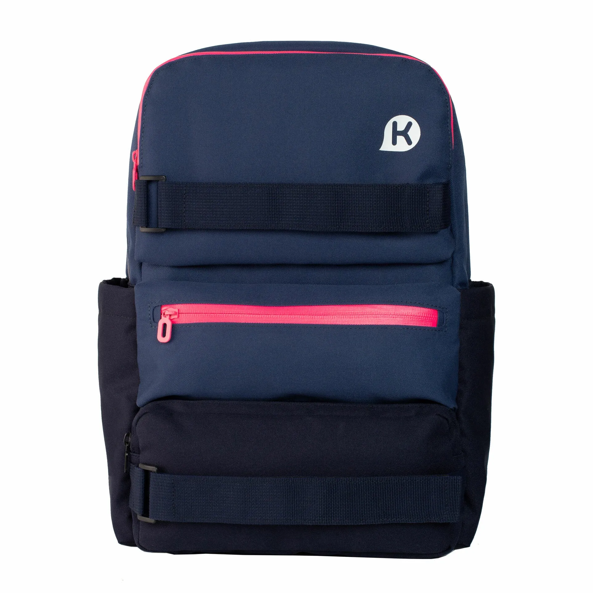 KAGS GRAFTON Series Ergonomic School Bags for Primary School Pupils - Charcoal/ Shocking Pink