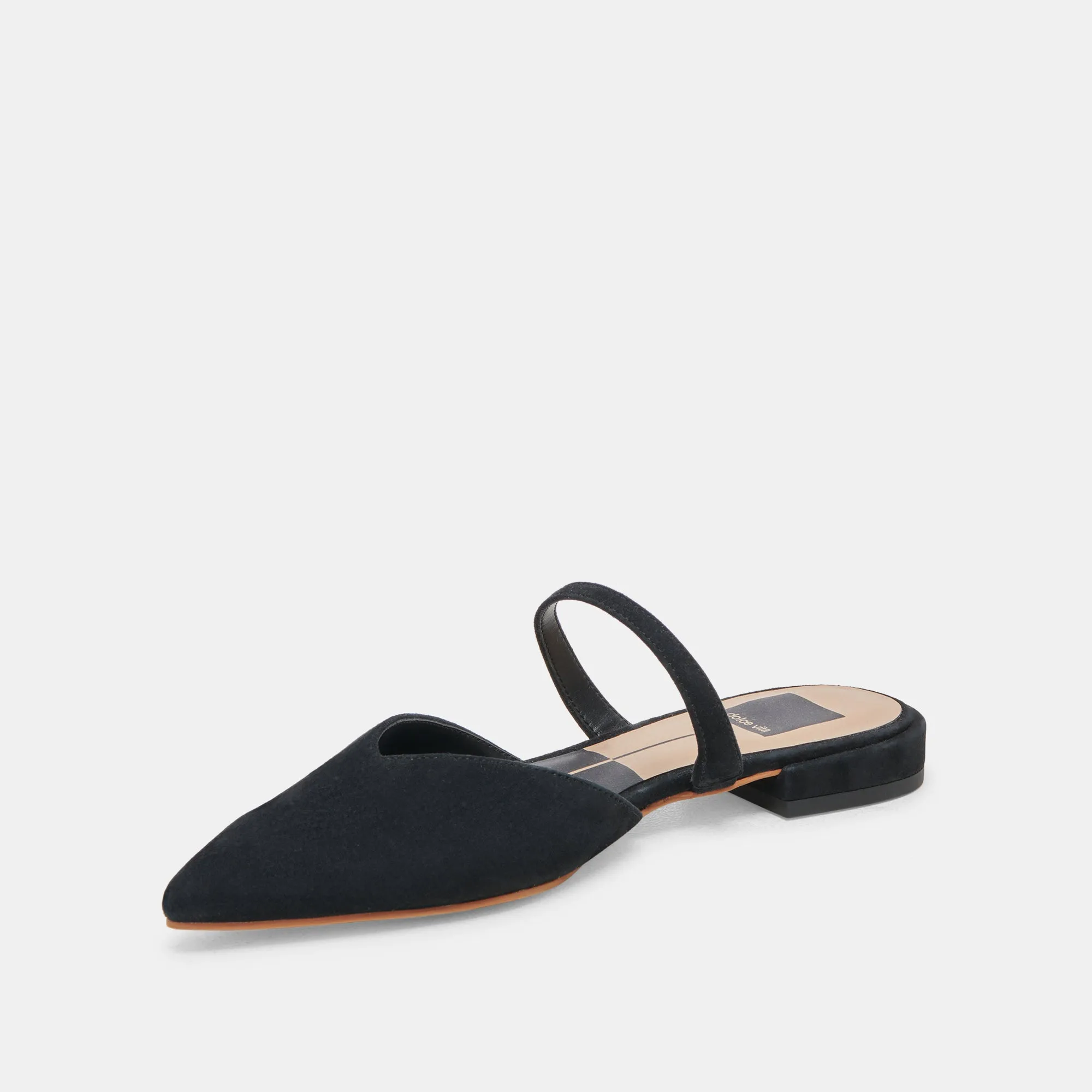 KANIKA FLATS ONYX SUEDE