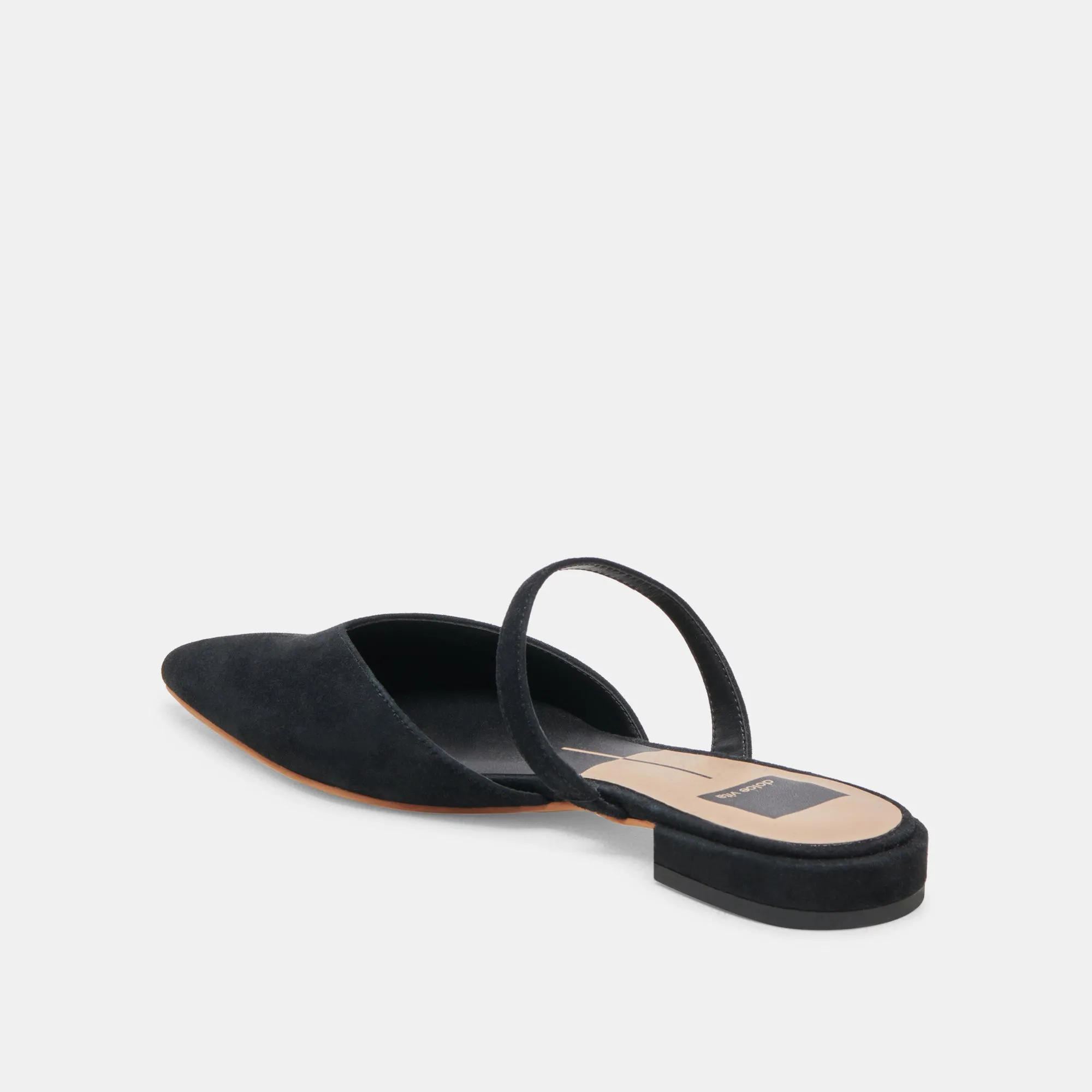 KANIKA FLATS ONYX SUEDE