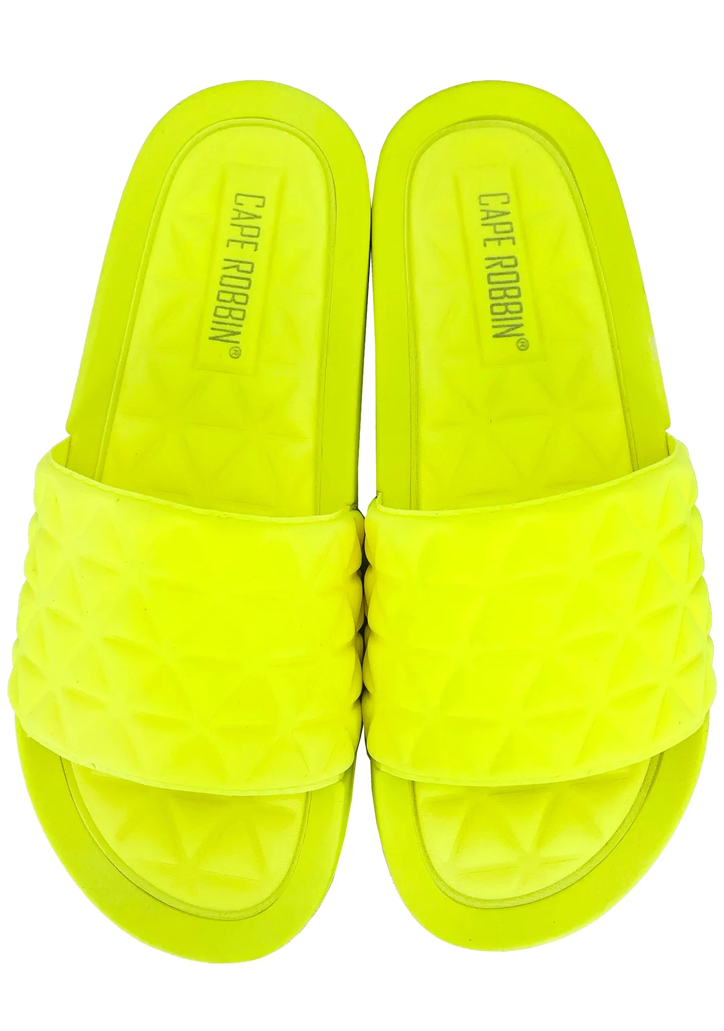 Lemon Drop Geometric Sandal