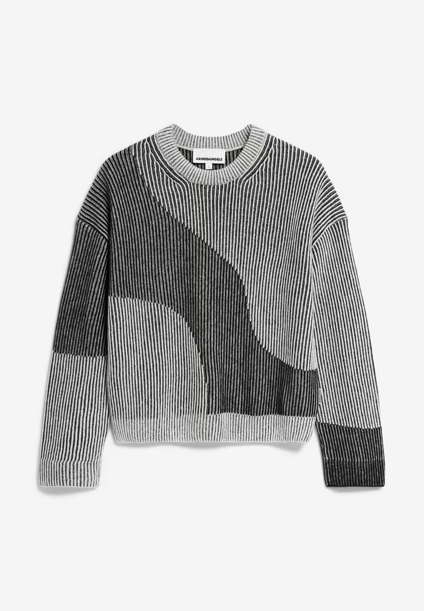 Mayraa Vanise Sweater in Black/off-White