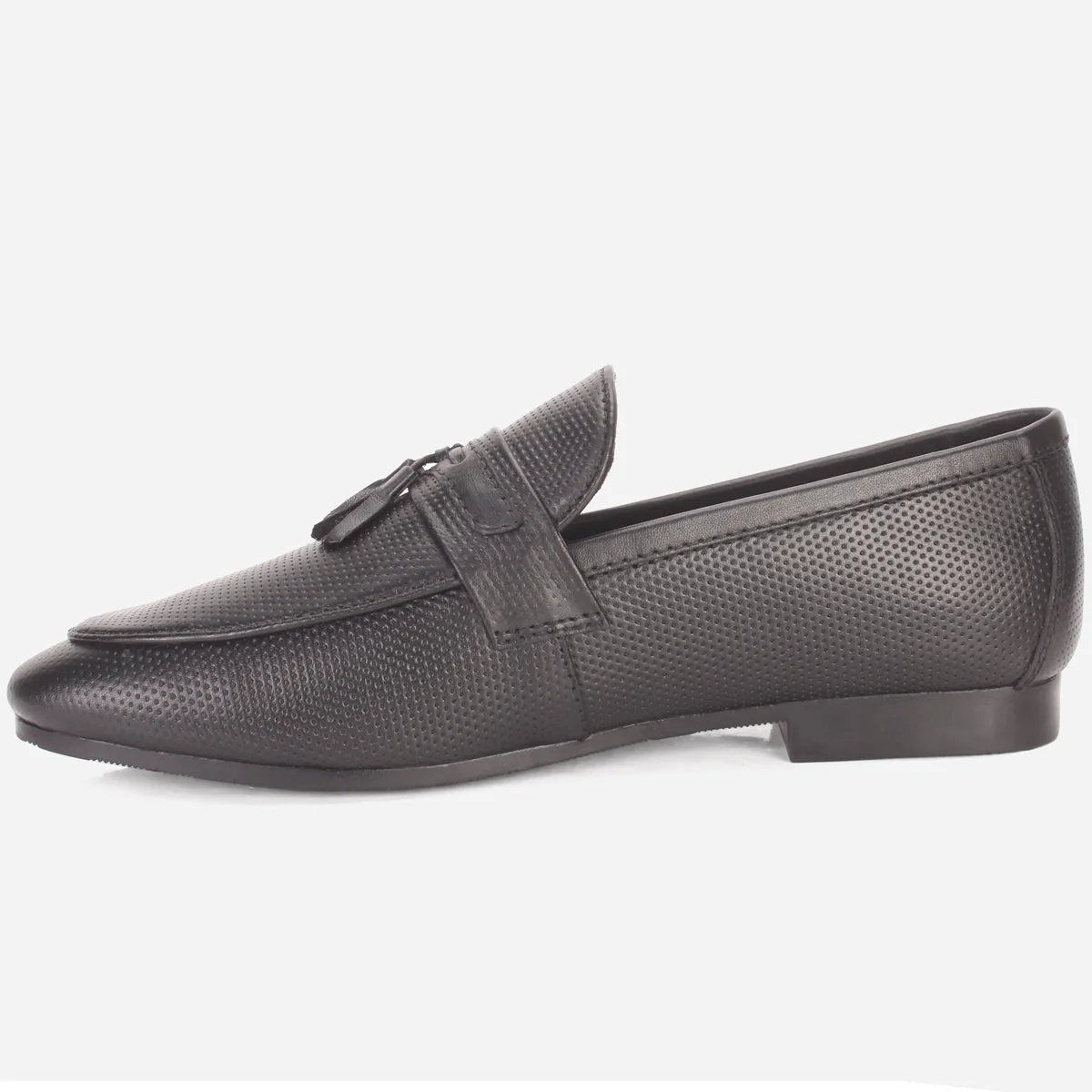 Men "ASTON" Leather Slide In Loafers Shoes