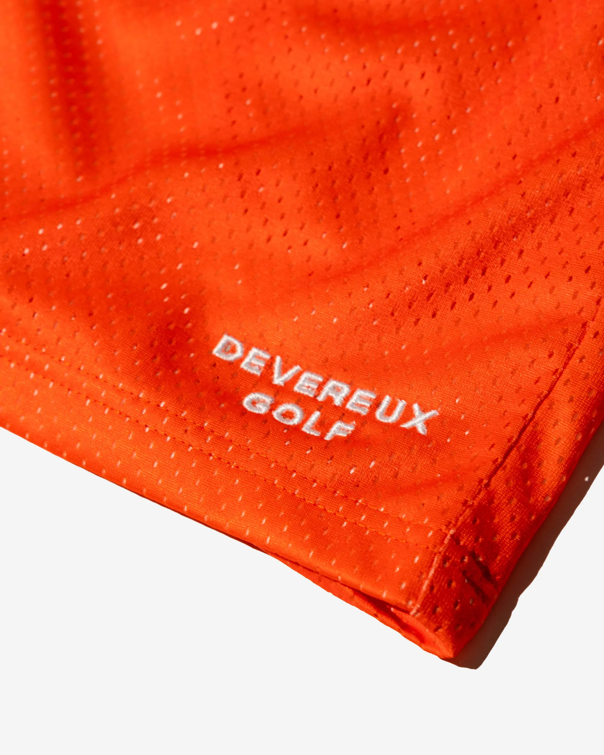 Mesh Athletic Shorts - Orange