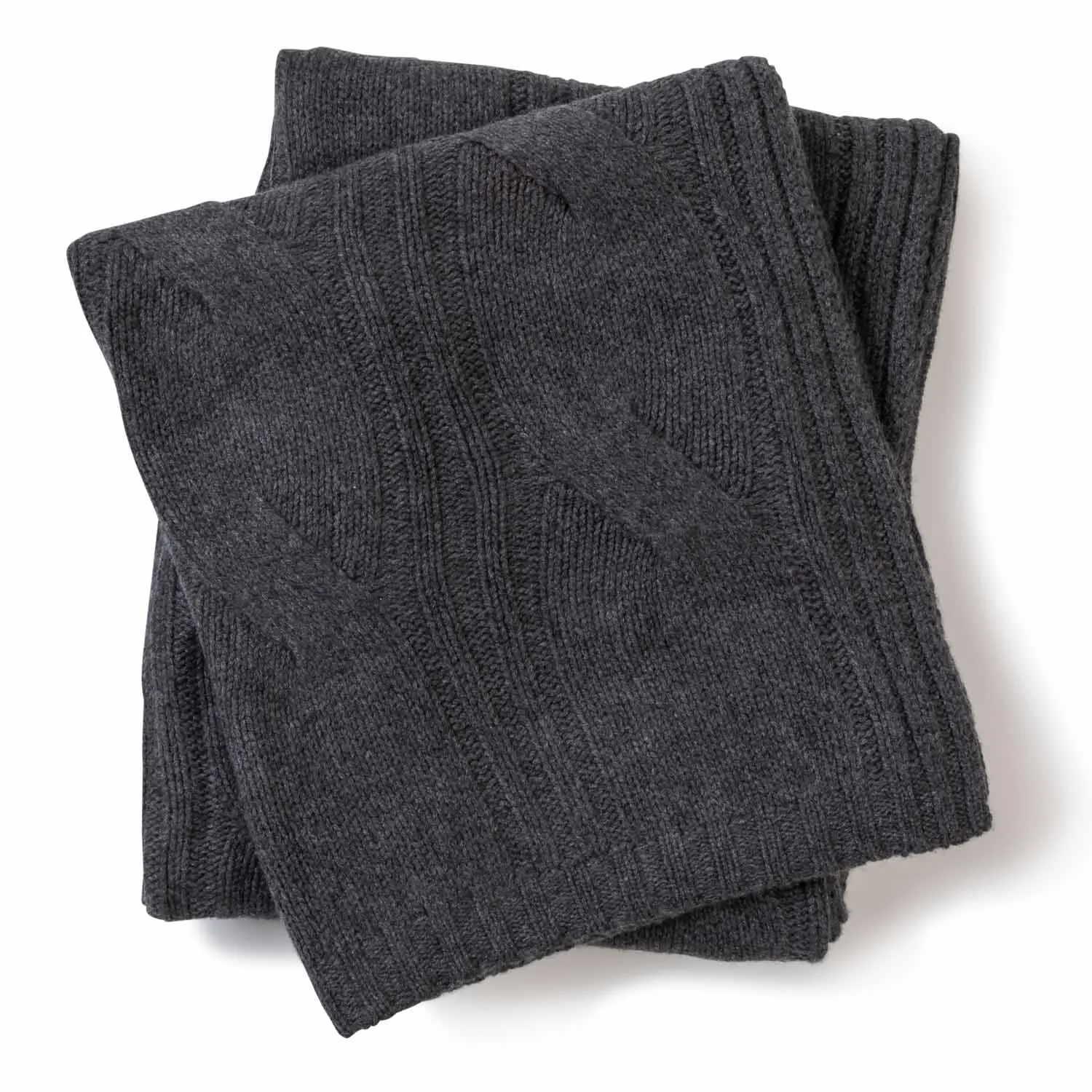 New York Oversized Cable Knit Cashmere Throw