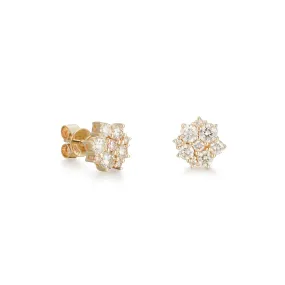 Orchid Gems Dancing Petals Diamond Studs